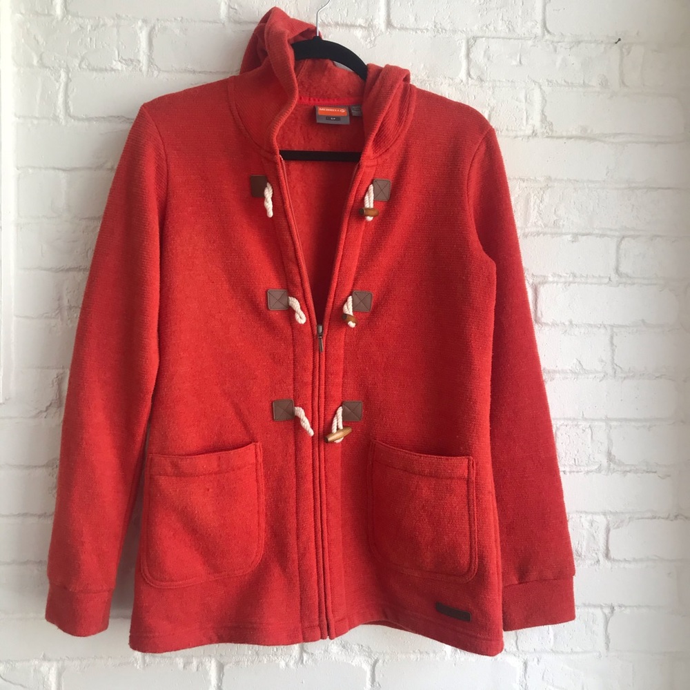 Merrell Toggle Wool Jacket Size Small - image 2
